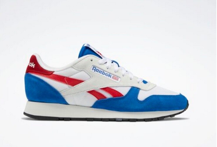 Size 9.5 - Reebok Classic Leather Make It Yours - White Vector Red