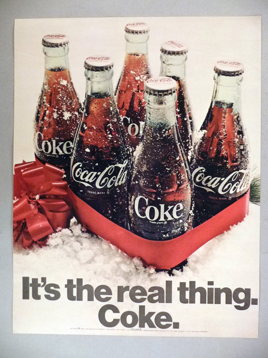 coca-cola-print-ad-1969-coke-christmas-ribbon-wrapped-ebay