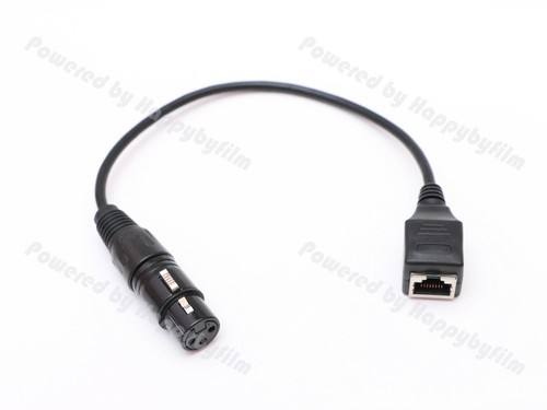 3-Pin XLR Female to RJ45 Female DMX Adapter Cable for DMX512,LED Controllor - Picture 3 of 7