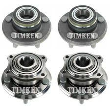 Front & Rear Wheel Bearing & Hub Assy Kit Timken For Charger Challenger 300 RWD