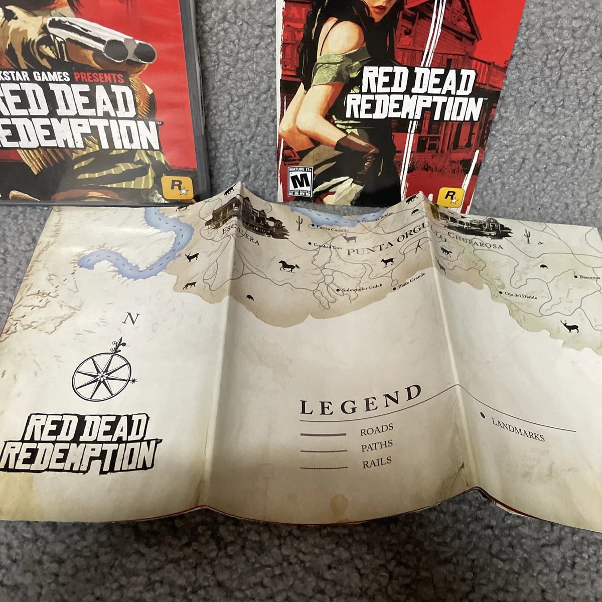 Red Dead Redemption, Manual Only (NO GAME!), Microsoft XBOX 360