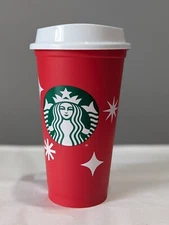 Starbucks 2022 Reusable Holiday Red Cup 25th Anniversary - Limited Edition