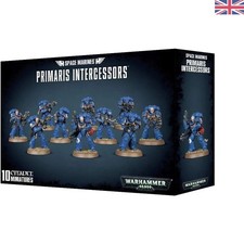 10-Piece Space Marines Primaris Intercessors Model Kit - Warhammer 40K Edition
