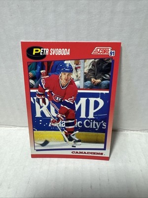 PETR SVOBODA 1991 SCORE #95 CANADIENS NHL Hockey Card