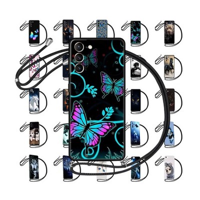 Hülle mit Band für Samsung Galaxy  A16 A17 A26 5g  Handykette Umhänge Case