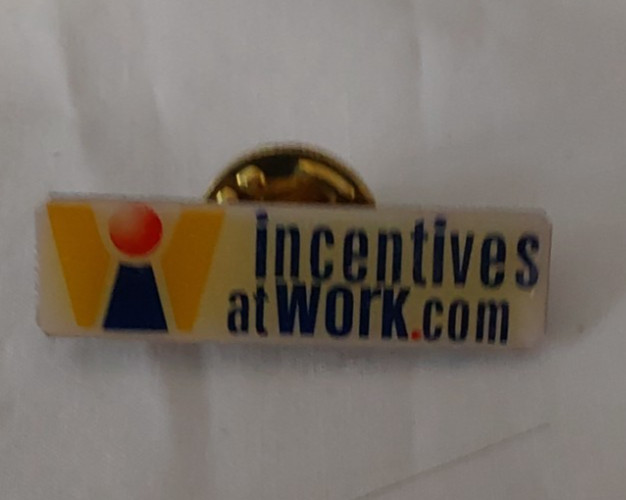VINTAGE LAPEL / PINBACK   INCENTIVES AT WORK