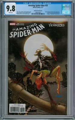 AMAZING SPIDER-MAN #25 JOHNSON VENOM IZED VARIANT CGC 9.8 MARVEL CARNAGE MOVIE