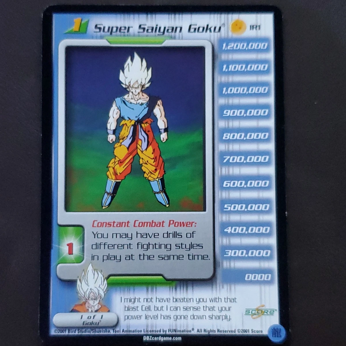 Dragon Ball Z TCG Ultra Rare Individual Collectible Card Game