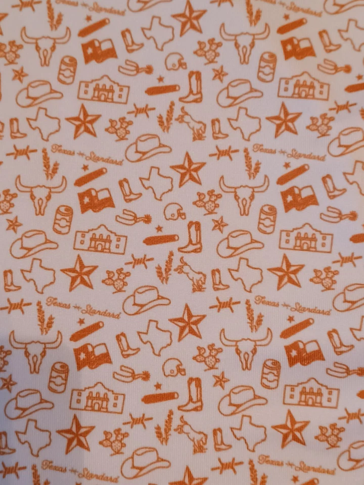 Camisa Polo Estándar Texas AOP Manga Corta Rendimiento de Golf Bandera Álamo Occidental Foto 3 de 4