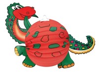 "Idena - Laterne \"Dino\" Ca. 46 X 34 Cm, Kinderfreundliches Dino-Design In ..."