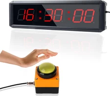 Fitness Timer with Stopwatch Button, Suitable for School/Exam/Home Exercise/Gym/