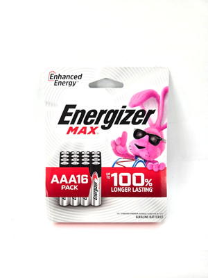 Energizer MAX AAA Batteries (16 Pack), Triple A Alkaline Batteries