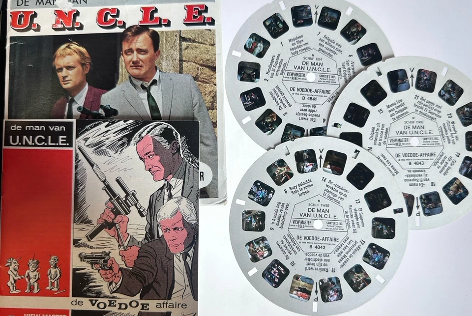 Dutch Viewmaster MAN FROM UNCLE De Man Van U.N.C.L.E 3 Reel Netherlands B484N - Image 2 of 4