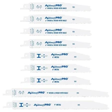 Bi-Metal Reciprocating Saw Blade Set (9-Piece)