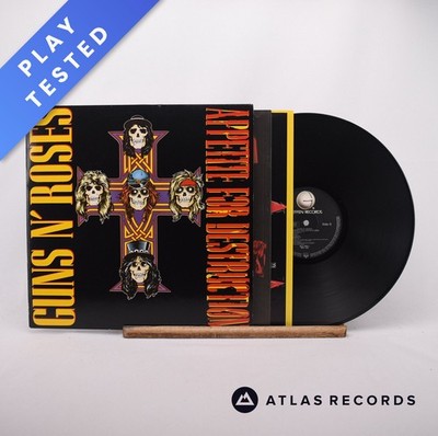 Guns N' Roses Appetite For Destruction 1-AX 1-B LP Album Vinyl Record - EX/NM