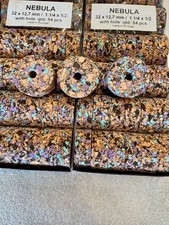 Cork Rings  12 Nebula Flake Burl, 1 1/4" X 1/2 "X1/4", Great Rings!