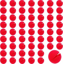 Boao 60 Pieces Red Clown Noses Cosplay Noses Foam Circus Noses for Halloween Chr