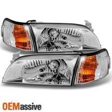 Fits 93-97 Corolla Jdm Version Euro Clear Headlights Amber Corner Signal Lamp Fits 93-97 Corolla Jdm Version Euro Clear Headlights Amber Corner Signal Lamp