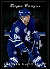 1996-97 Donruss Elite Sergei Berezin Rookie Toronto Maple Leafs #138 jb123
