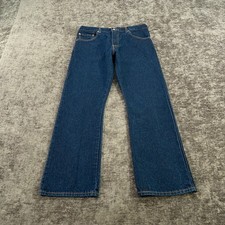 Vintage Levis 517 Jeans Mens 32x30 Blue Dark Wash Denim Bootcut Y2K Tag: 33