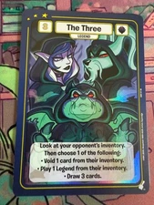 Neopets Battledome TCG Champions of Meridell The Three SR