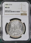 1885-O Morgan Dollar NGC Certified MS63
