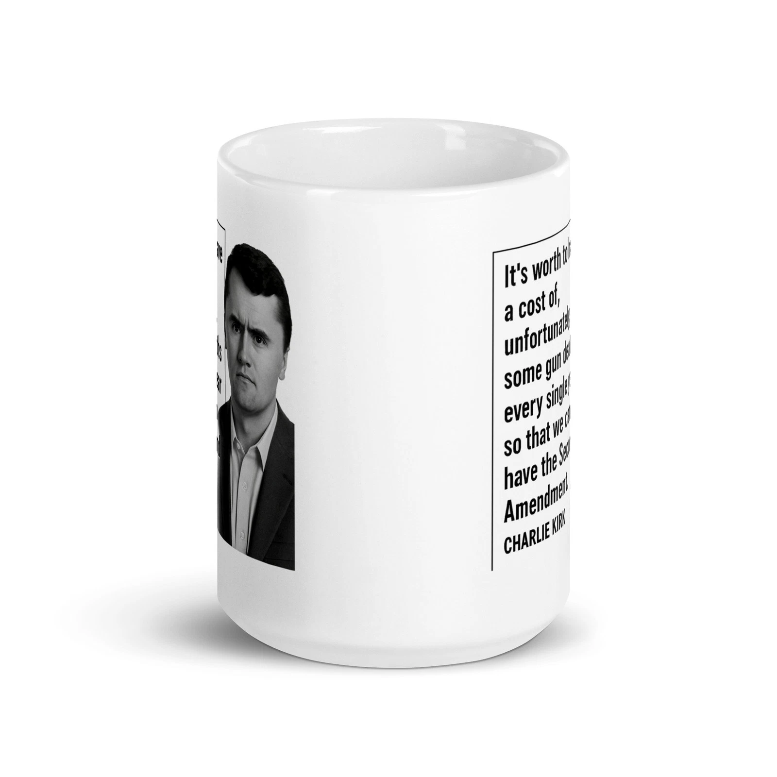 Charlie Kirk Mug,11oz or 15oz,gift Cup,Freedom Charlie Kirk,Ceramic Coffee Cup,