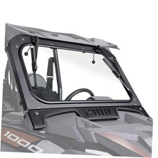 19-23 RZR XP 1000 Vented Glass Windshield With 2 Manual Wipers Compatible