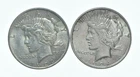 1923 & 1924 Peace Silver Dollar $1 Bullion Collection Lot *113