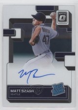 2022 Panini Donruss Optic Rated Rookie Signatures Matt Brash #RRS-BR Auto 0su2