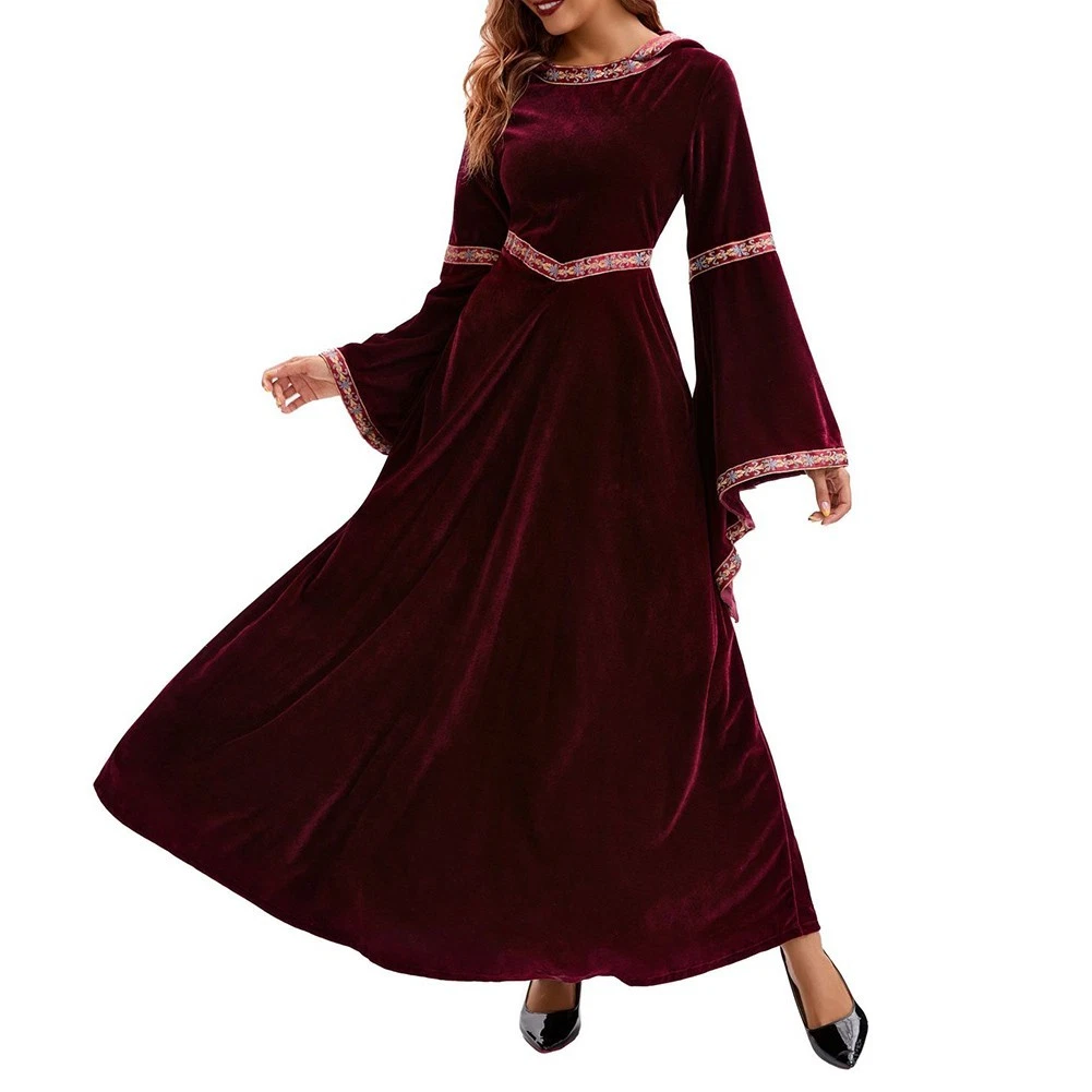 VETEMENTS Costume vestito medievale con cappuccio festa casual vacanza vestito nuovo condizioni abbigliamento