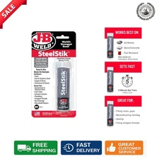 Hand Mixable SteelStik Epoxy Putty Stick, 2 oz. - NSF Certified for Safety