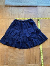 BRANDY MELVILLE ruffled layered IZZY SKIRT IN NAVY