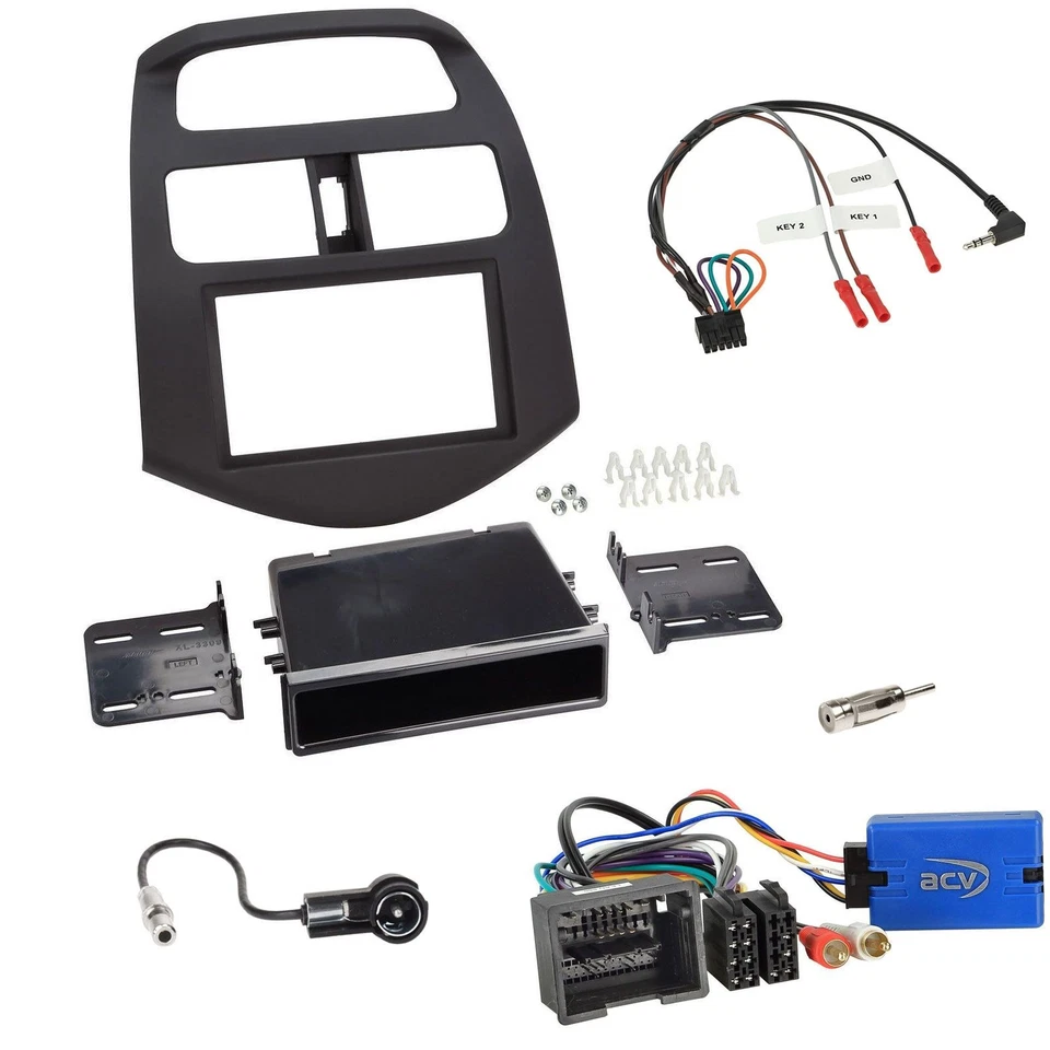 Kenwood Bluetooth Lenkrad DAB USB Autoradio für Chevrolet Spark 2013-2015 - Bild 3 von 4