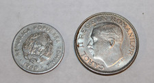 1936 Romania 100 Lei - Carol II & 1960   25 BANI - VTG ROMANIAN COINS