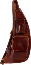 Leather Sling Bag - Crossbody Bag - Messenger...