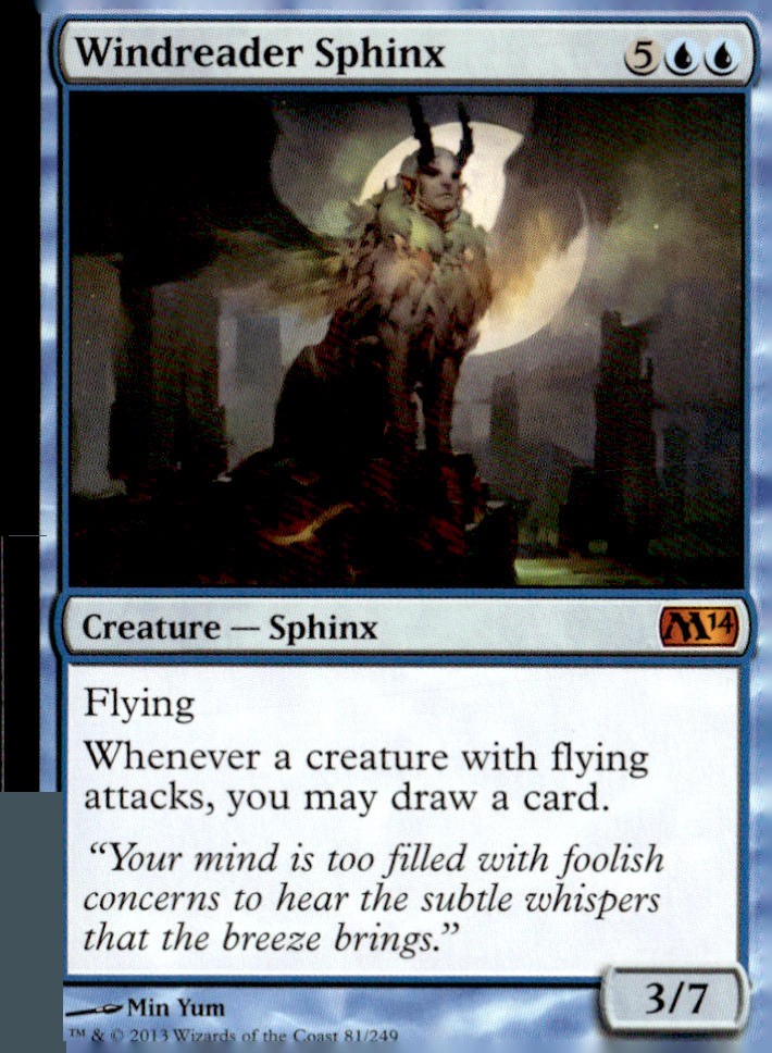 Magic 2014 (M14) #81 Windreader Sphinx