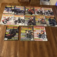 THUNDER ALLEY MAGAZINE, HIGH-PERFORMANCE HARLEY-DAVIDSONS 1994-1996 Lot Of 13