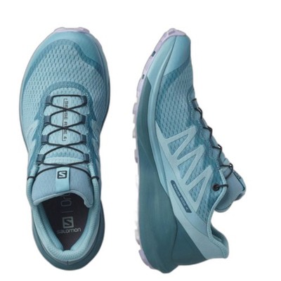 Salomon Sense Ride 4 Trail Running Shoes Blue Turquoise Women s Size 7