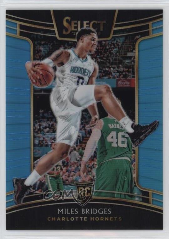 2018 Panini Select Concourse Light Blue Prizm 20/299 Miles Bridges Rookie RC u6m