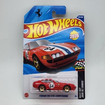 Ferrari 365 GTB4 Competizione Red Hot Wheels 1/64 1$ Shipping On