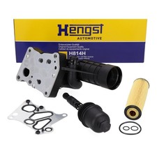 HENGST Ölkühler + Ölfilter + Gehäuse für MERCEDES W204 S204 W212 M271 2711801410