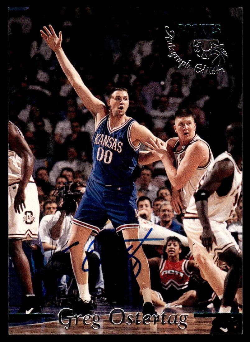 1995-96 Classic Autograph Edition Greg Ostertag Auto Utah Jazz #NNO
