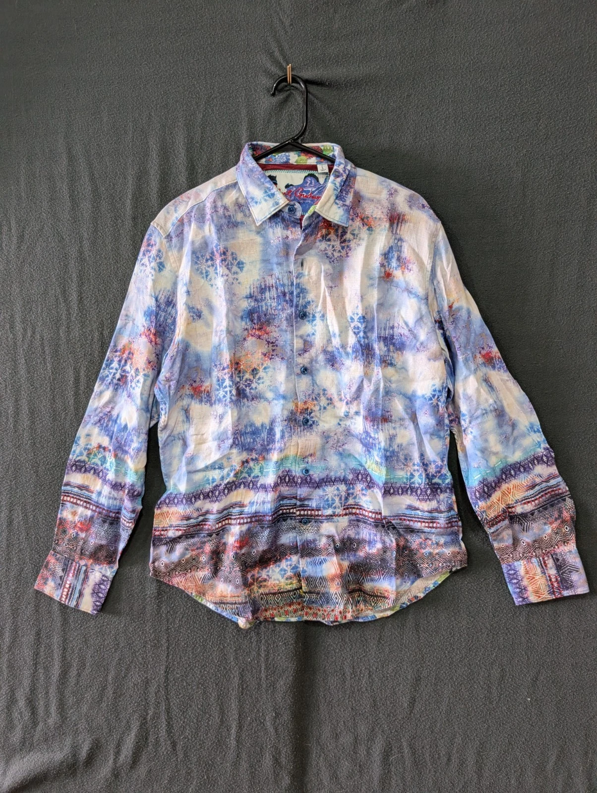 Robert Graham The Tribe Linen Shirt - Men's Size L
Opens in a new window or tab