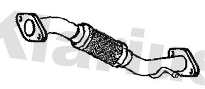 Klarius HY271T Front Exhaust Pipe Fits Hyundai I30