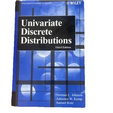 Univariate Discrete Distributions by Norman L. Johnson (English) Hardcover Book