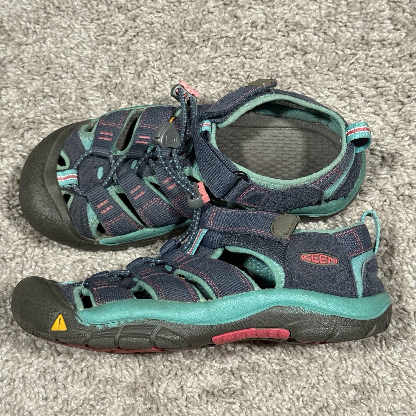 Keen Newport sandalo impermeabile da trekking per bambini taglia 3 blu viola cinghie regolabili