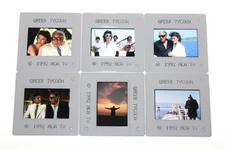 THE GREEK TYCOON -6 press kit slide Anthony Quinn Jacqueline Bisset J Franciscus