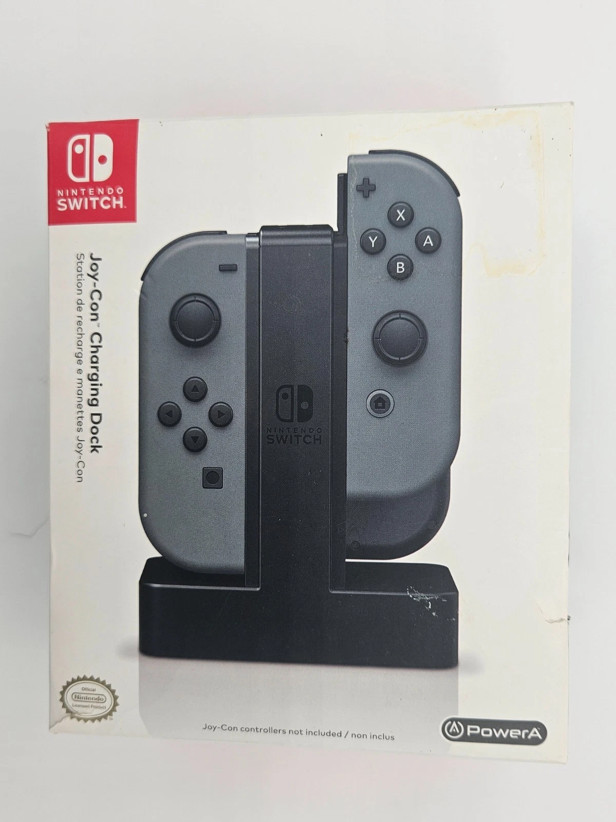 USED PowerA Joy-Con Charging Dock Nintendo Switch 4 Controller Official OEM photo 1