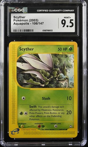Scyther graded CGC 9.5 for sale on eBay